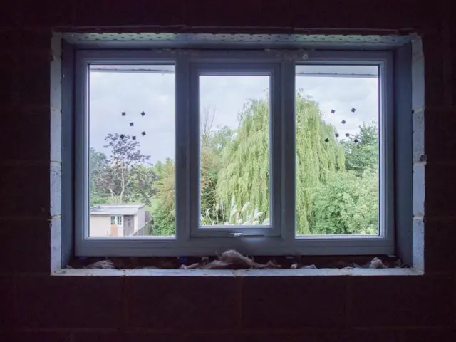 Triple fenêtre vue de l'intérieur après installation