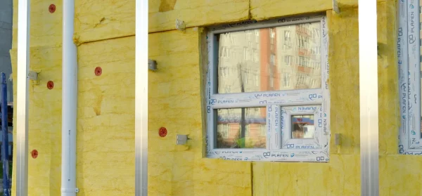 Isolation autour d'une fenêtre d'un mur extérieur